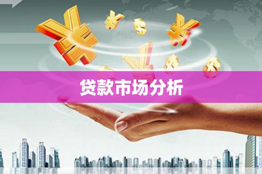 鹿野贷款市场分析