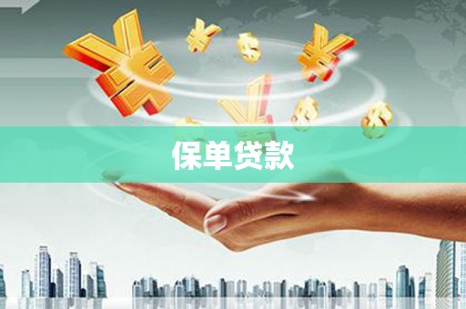 鹿野保单贷款