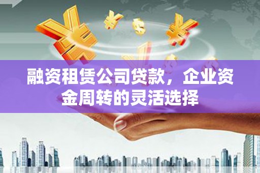 鹿野融资租赁公司贷款，企业资金周转的灵活选择