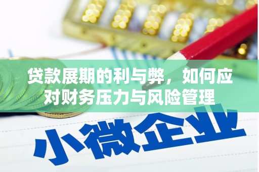 鹿野贷款展期的利与弊，如何应对财务压力与风险管理