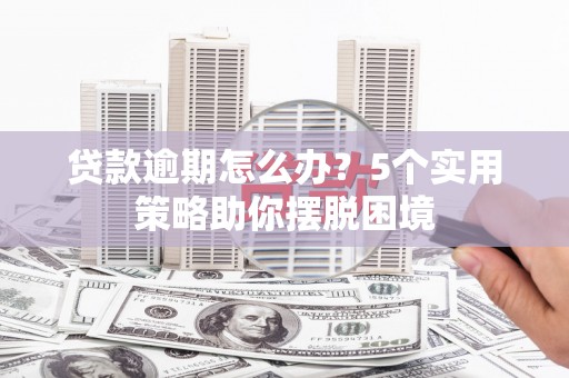 鹿野贷款逾期怎么办？5个实用策略助你摆脱困境