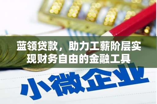 鹿野蓝领贷款，助力工薪阶层实现财务自由的金融工具