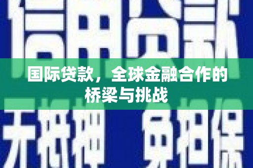 鹿野国际贷款，全球金融合作的桥梁与挑战