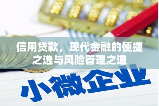 鹿野信用贷款，现代金融的便捷之选与风险管理之道