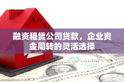 鹿野融资租赁公司贷款，企业资金周转的灵活选择