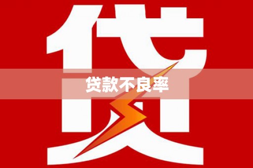 鹿野贷款不良率