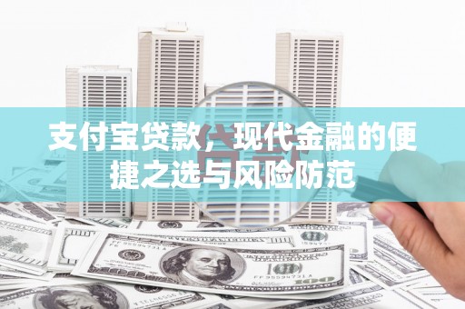 鹿野支付宝贷款，现代金融的便捷之选与风险防范