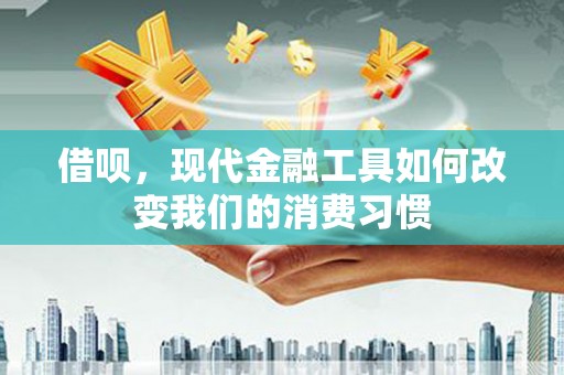 鹿野借呗，现代金融工具如何改变我们的消费习惯