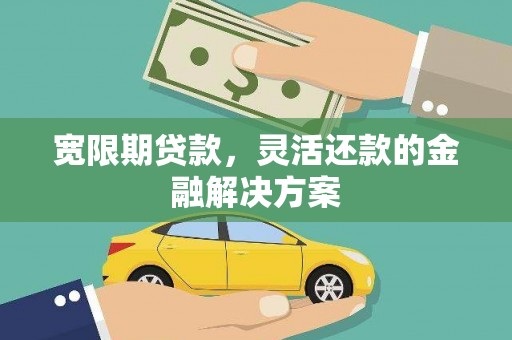 鹿野宽限期贷款，灵活还款的金融解决方案