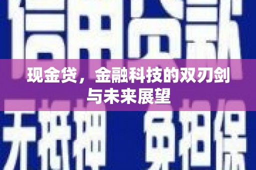 鹿野现金贷，金融科技的双刃剑与未来展望