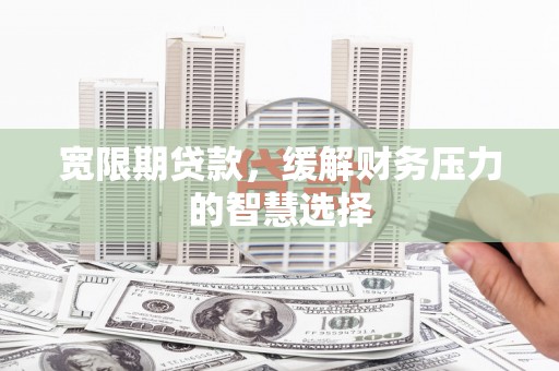 鹿野宽限期贷款，缓解财务压力的智慧选择