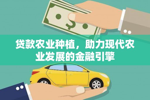 鹿野贷款农业种植，助力现代农业发展的金融引擎