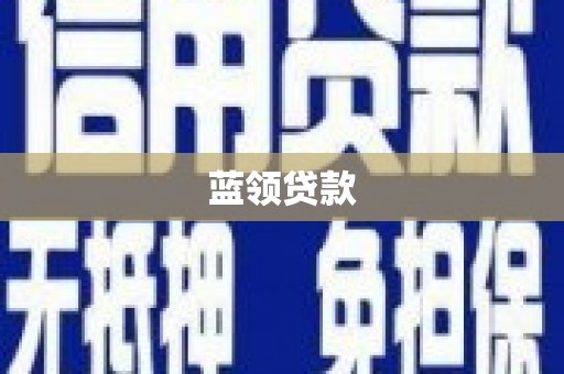 鹿野蓝领贷款