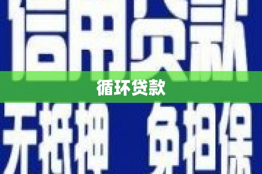 鹿野循环贷款