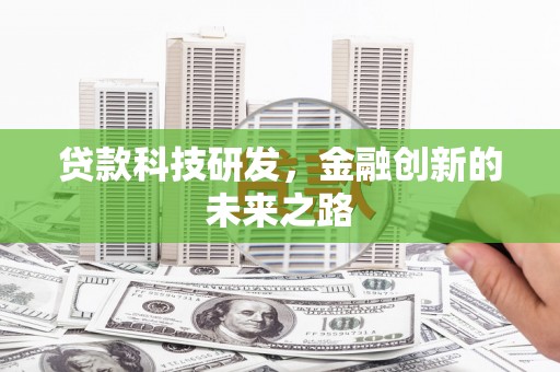 鹿野贷款科技研发，金融创新的未来之路