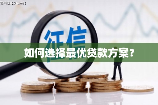 鹿野如何选择最优贷款方案？