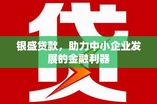 鹿野银盛贷款，助力中小企业发展的金融利器
