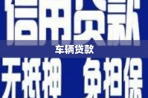 鹿野车辆贷款