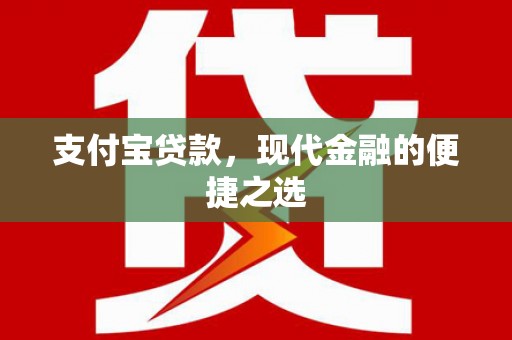 鹿野支付宝贷款，现代金融的便捷之选