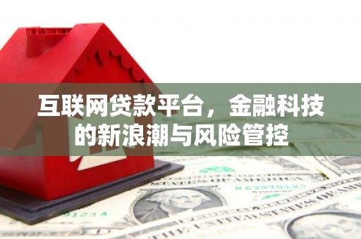 鹿野互联网贷款平台，金融科技的新浪潮与风险管控