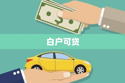 鹿野白户可贷