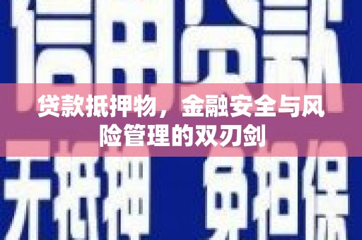 鹿野贷款抵押物，金融安全与风险管理的双刃剑