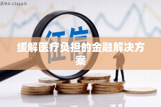 鹿野缓解医疗负担的金融解决方案