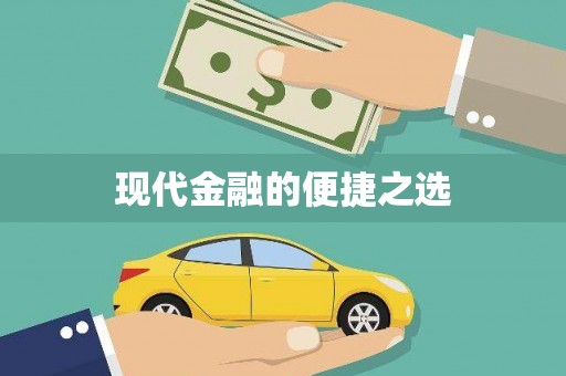 鹿野现代金融的便捷之选