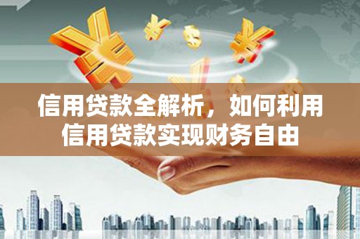 鹿野信用贷款全解析，如何利用信用贷款实现财务自由